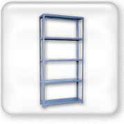 Click to view metalic shelving and magazine stand