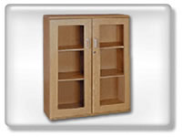 Click to view glass door cabinet