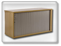 Click to view roller door credenza