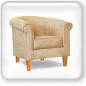 Click to view Alberto cream tub couch